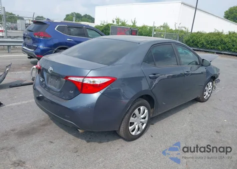 2015 Toyota Corolla Le z USA, uszkodzony, nr VIN 2T1BURHE9FC316299